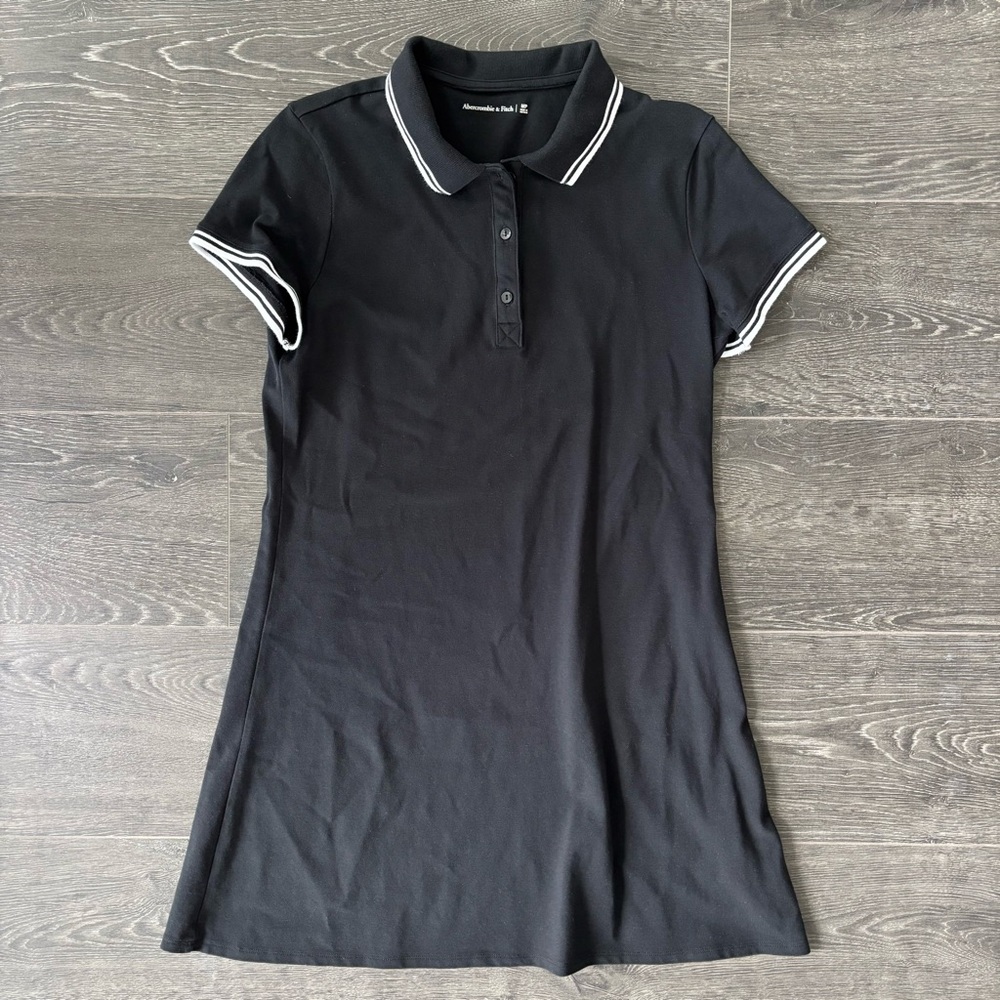Abercrombie Black Polo Dress